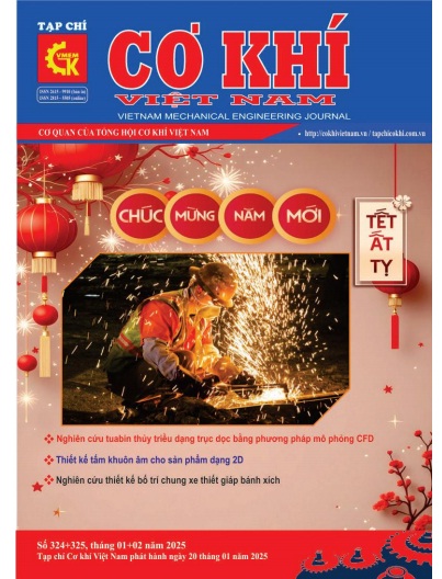 Tạp chí Cơ khí Việt Nam số 324+325, tháng 1+2 năm 2025